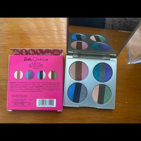 {stila} 🆕 limited edition Barbie loves stila all doll’d up eyeshadow palette - Picture 5 of 6
